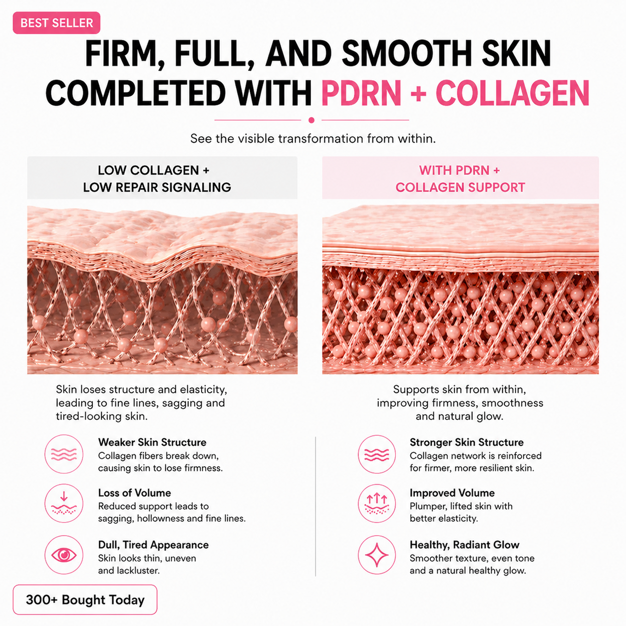 pdrn collagen balm stick for women