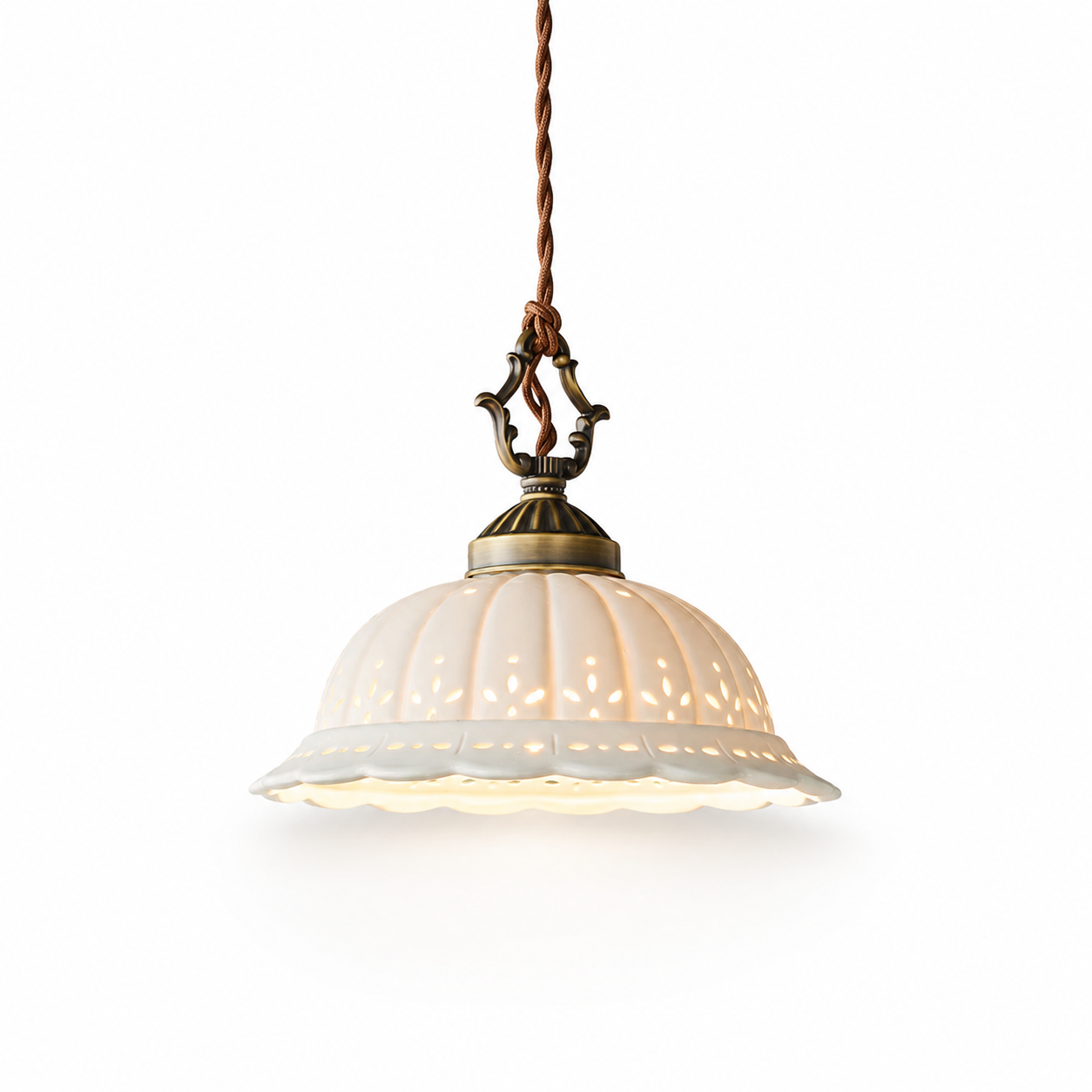 perforated-porcelain-pendant-light
