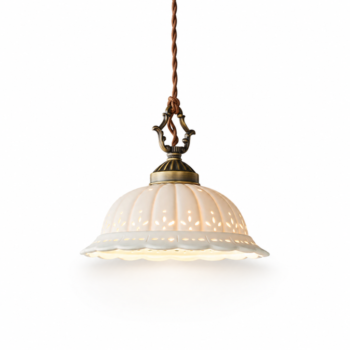 perforated-porcelain-pendant-light
