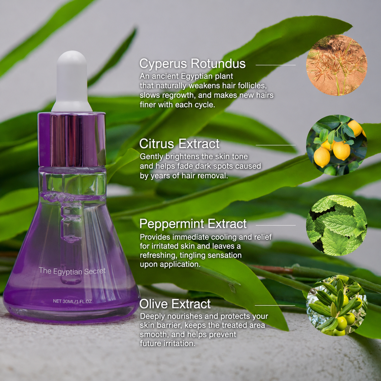 post hair removal serum for women