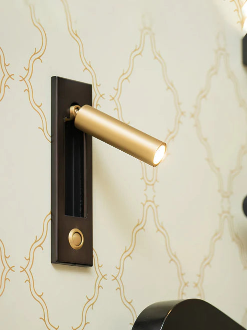 recessed wall reading light

