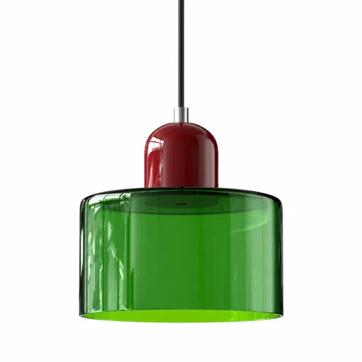 retro glass pendant light