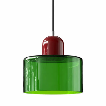 retro glass pendant light