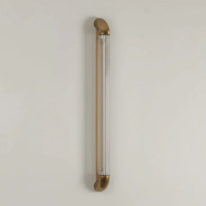 ribbed glass wall sconce
