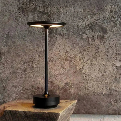 round shade table lamp
