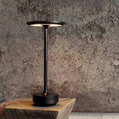 round shade table lamp
