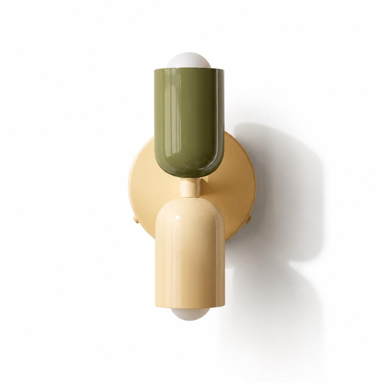 round wall plate sconce
