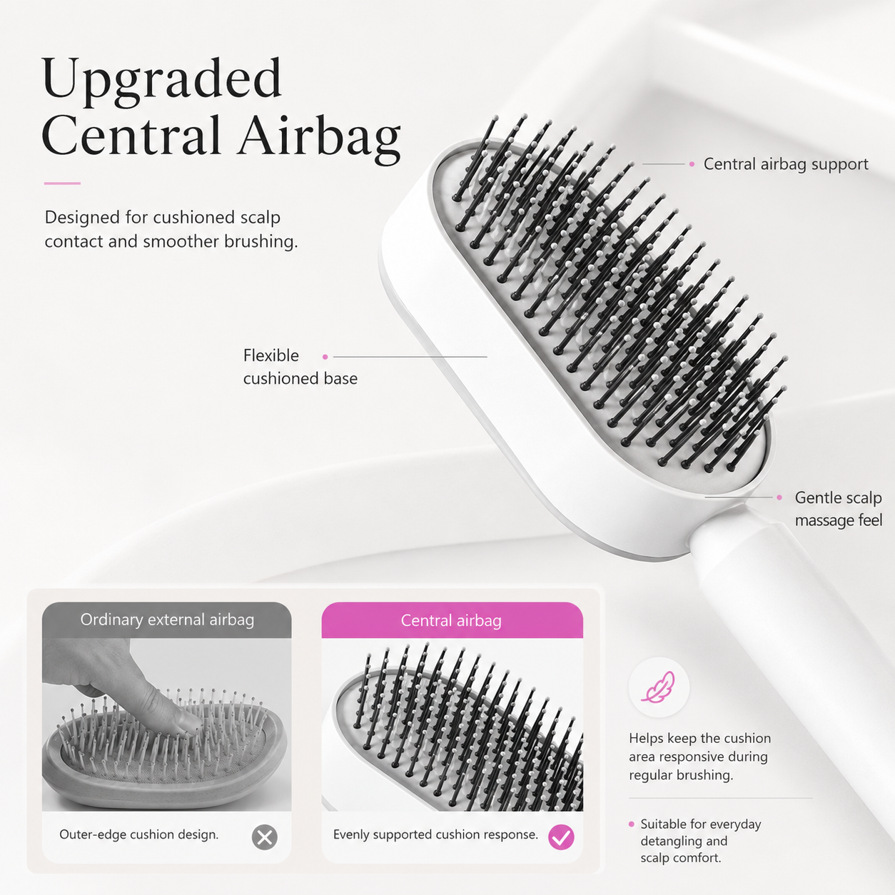 scalp massage hair brush