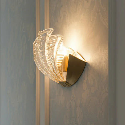 seashell style wall sconce
