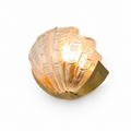 Seashell Style Glass Wall Sconce with Warm Light