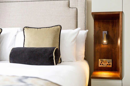 silver wall mounted lamp
