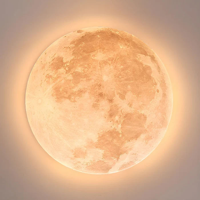 Slim round LED ceiling light, 5cm deep