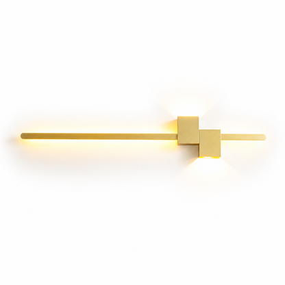 slim horizontal wall light
