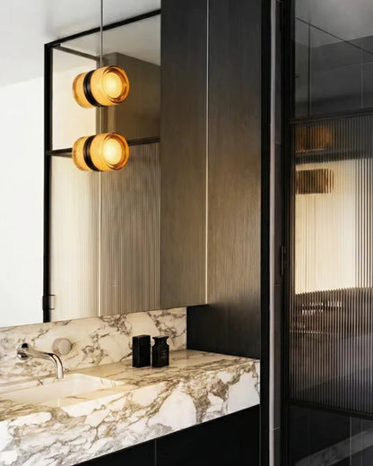 small round wall sconce
