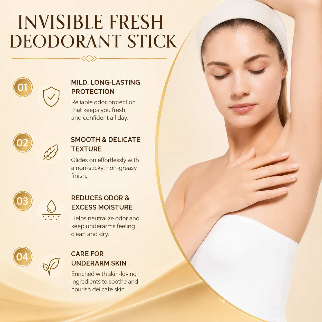 smooth underarm care deodorant