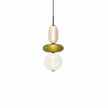 Stacked Glass Pendant Lamp