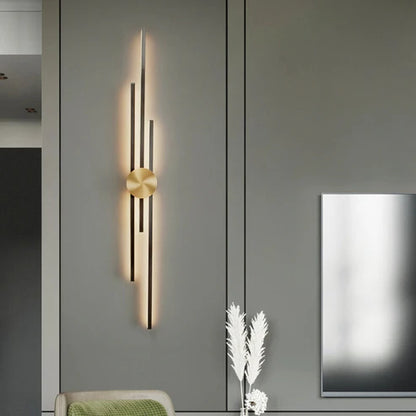 vertical linear LED wall sconce
