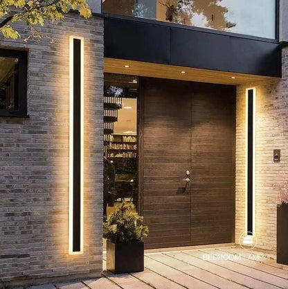 vertical outdoor LED wall light
