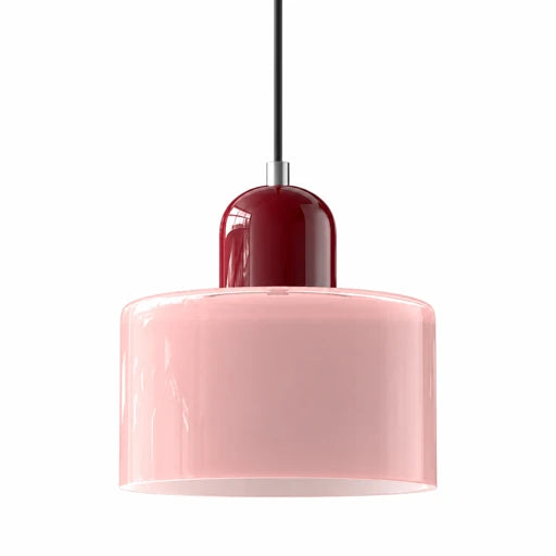 white glass pendant light